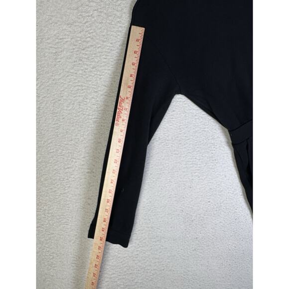 Varley Play Suit Rhomper Womens Small Black Double Soft Zip Front Long Sleeve - Picture 11 of 16